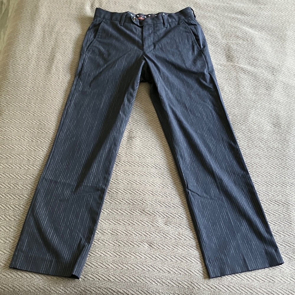 Murano Alex fit dress pants striped
